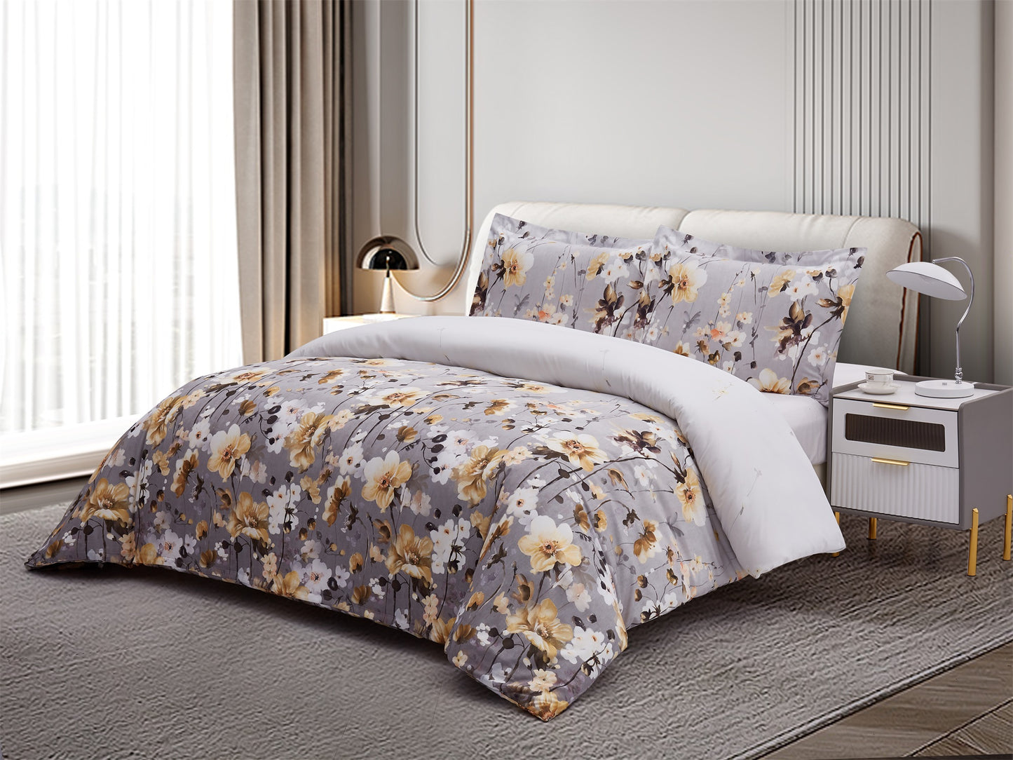 Capa Edredon 2PCS Estampada Marisa