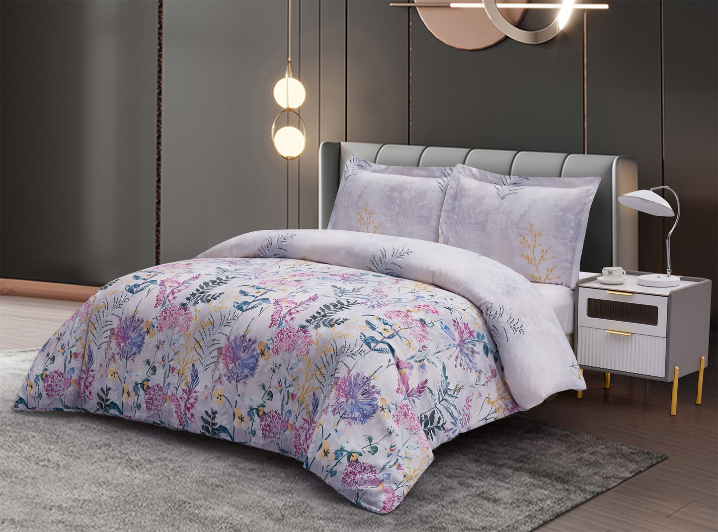 Capa Edredon 2PCS Estampada Silvia