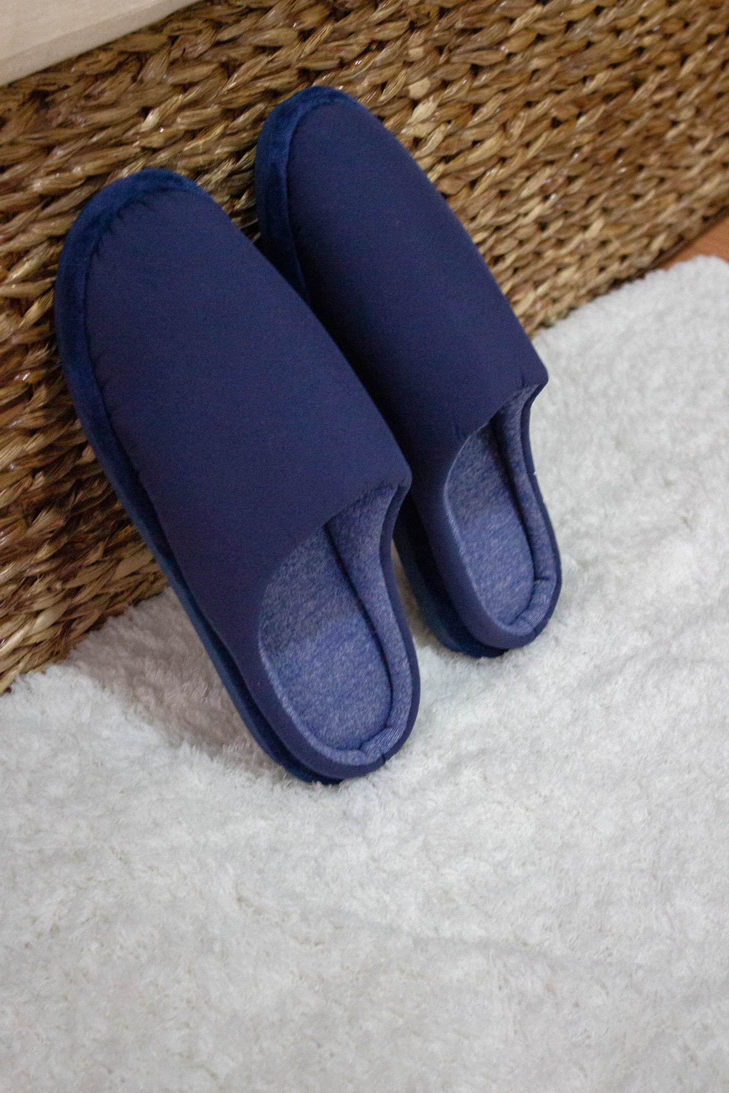 Chinelos de quarto azuis Homem