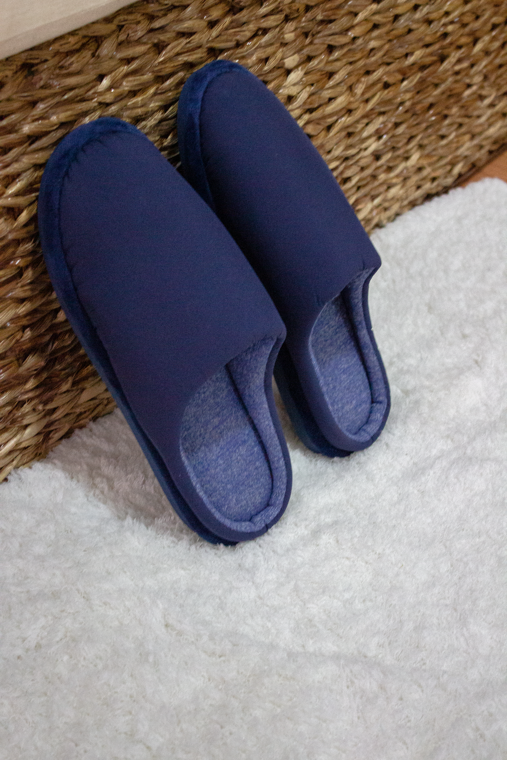 Chinelos de quarto azuis Homem