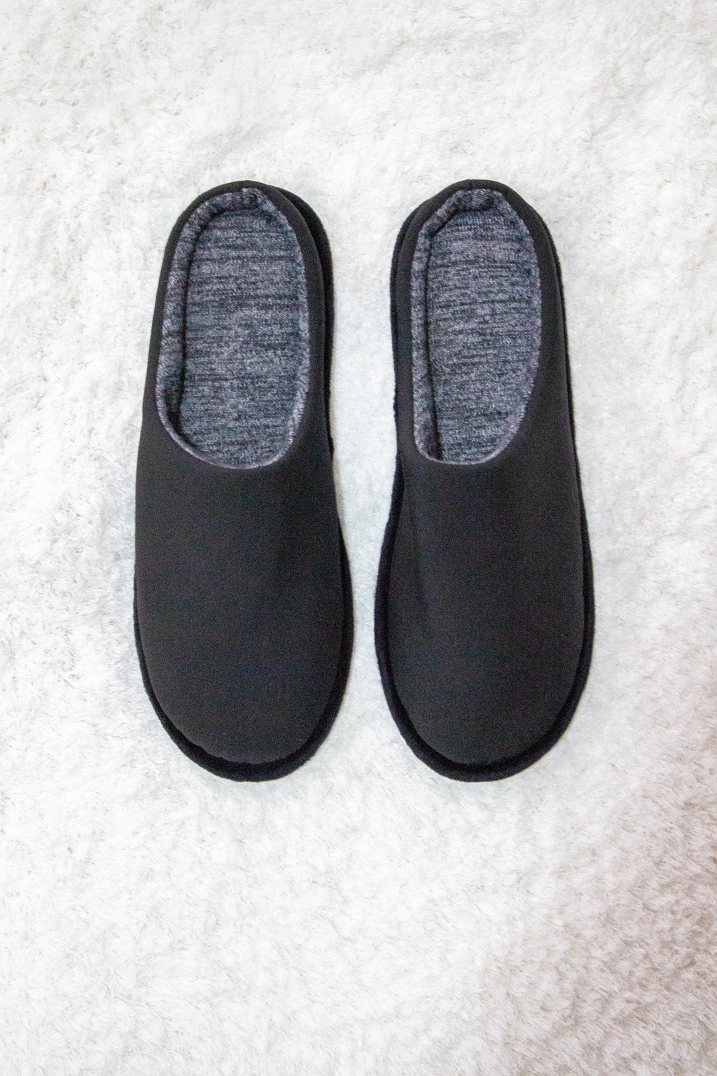 Chinelos de quarto pretos Homem