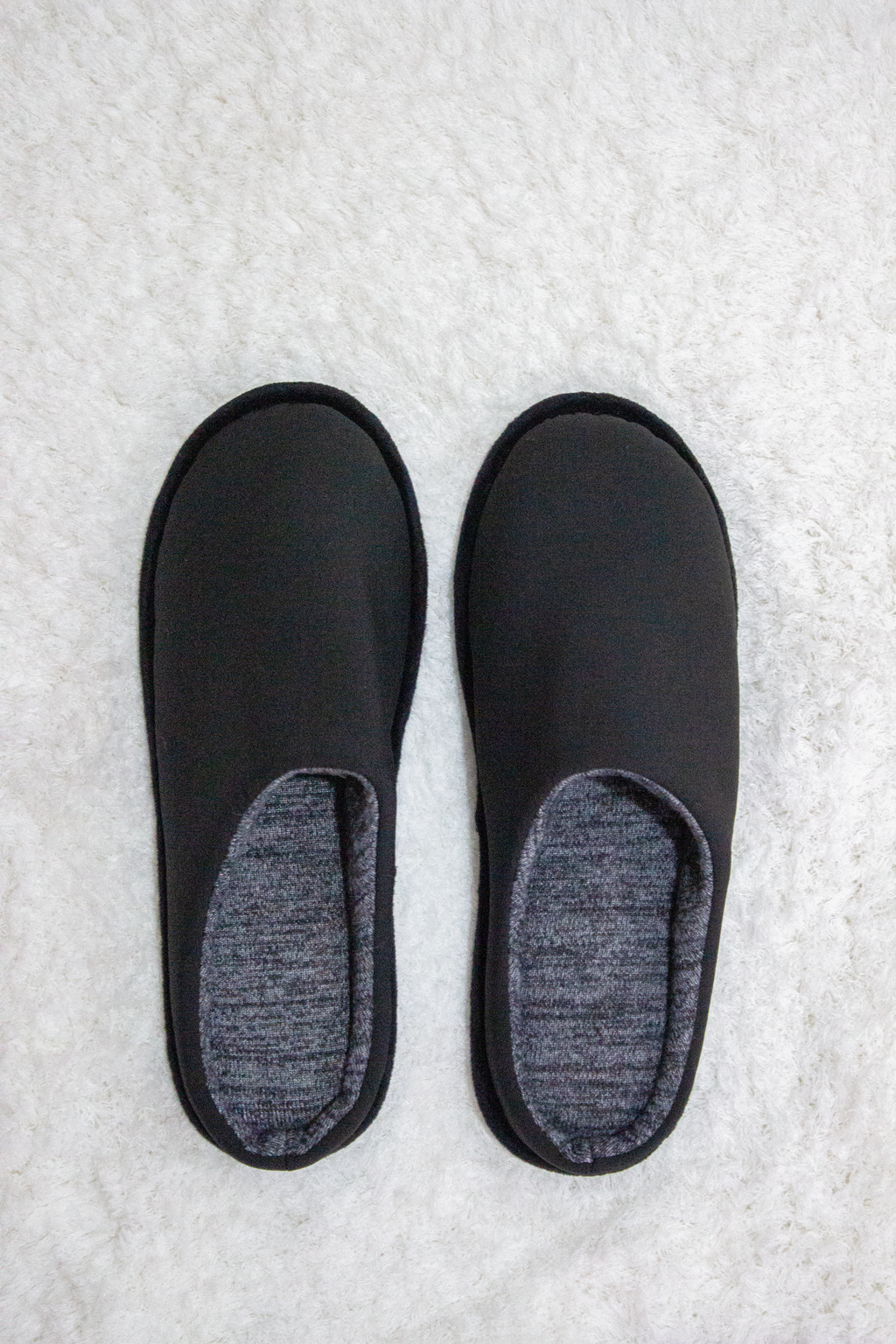 Chinelos de quarto pretos Homem