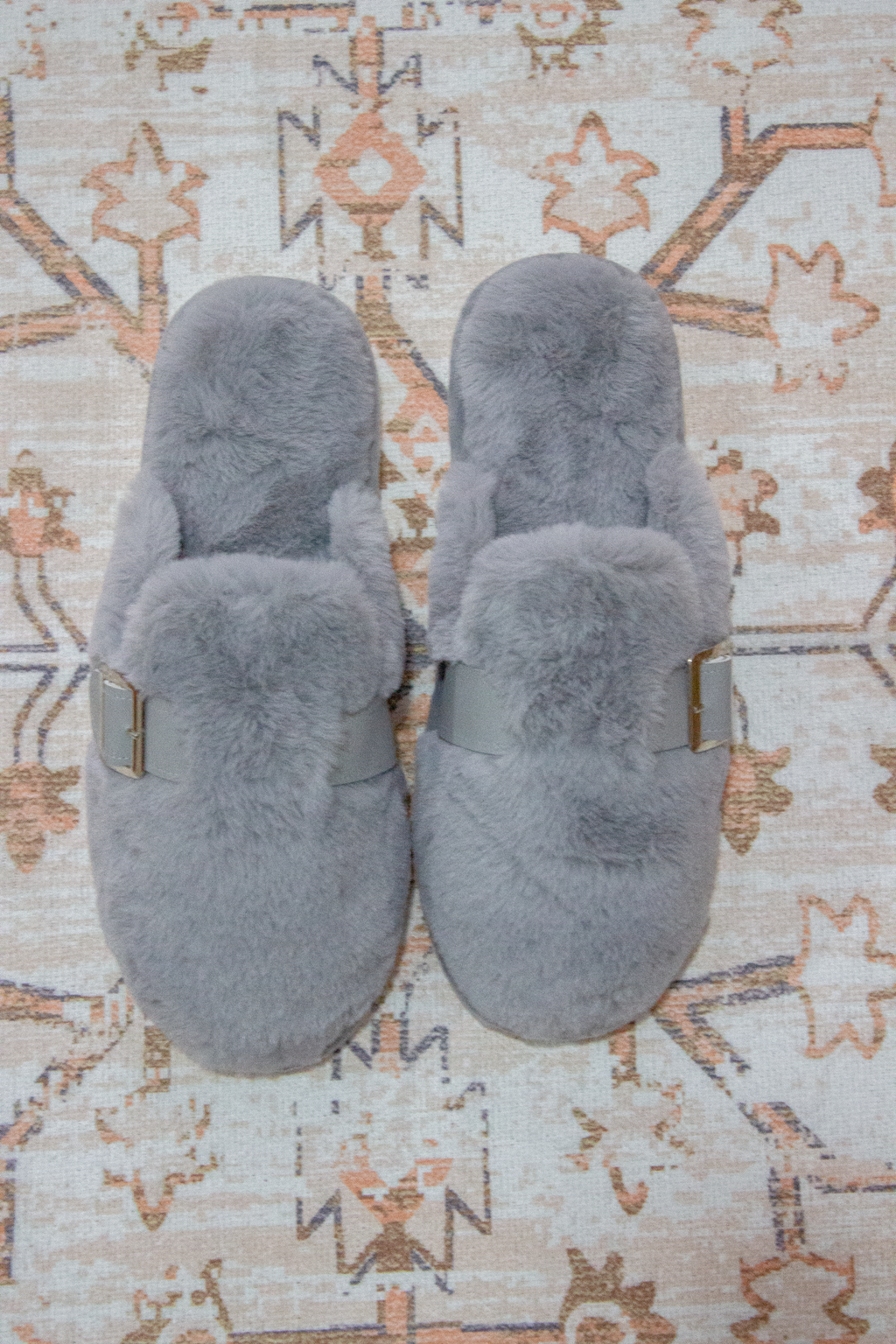 Chinelos de quarto soca cinzento Senhora