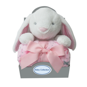 Manta e Peluche Layla Coelho Branco