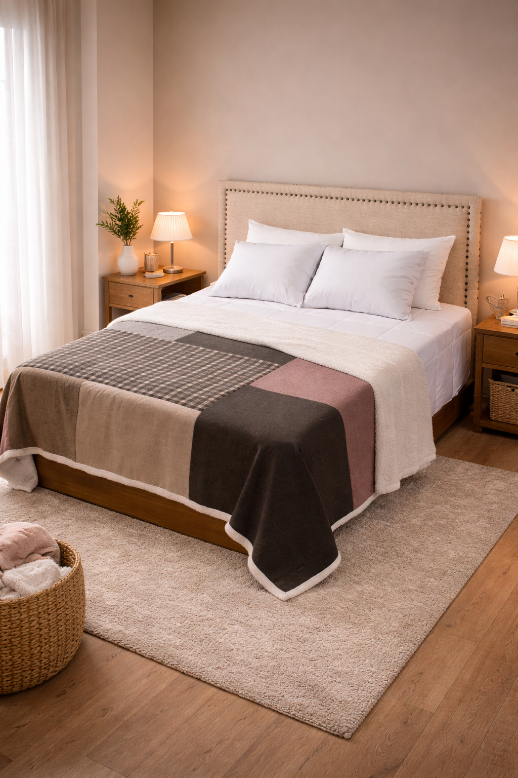 Manta Snug com Sherpa Clara