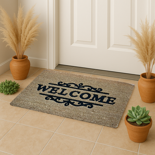 Tapete de entrada Coco Welcome